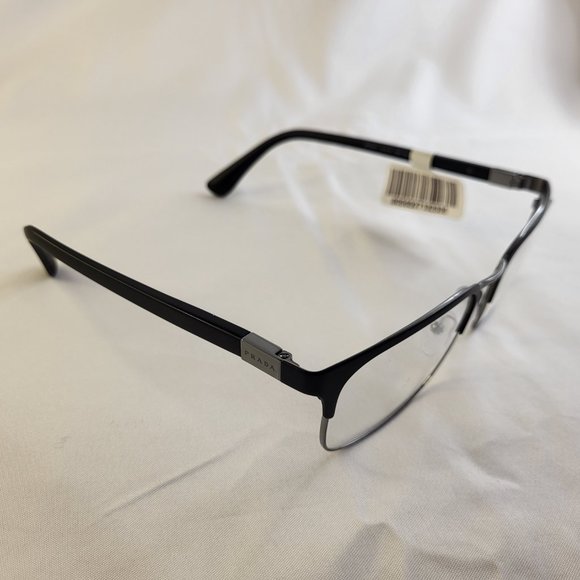 PRADA PR 54TV Heritage Men's Rx-able Eyeglass Frames Black NWT - Picture 2 of 6